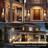 Motion Sensor LED Outdoor Wall Light Fixtures 2 Pack, Modern