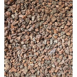 2 Gal. 3/8" Horticultural Red Lava for Cactus & Succulent, Bonsai Tree Soil Mix and Top Dressing - Medium Grain