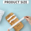 AUXIN 200 Pcs Reusable Food Covers, Clear Elastic Food Storage