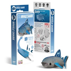 Eugy Whale Shark 3D Puzzle, 22 Piece Eco-Friendly Educational Learning Puzzles for Kids 6+