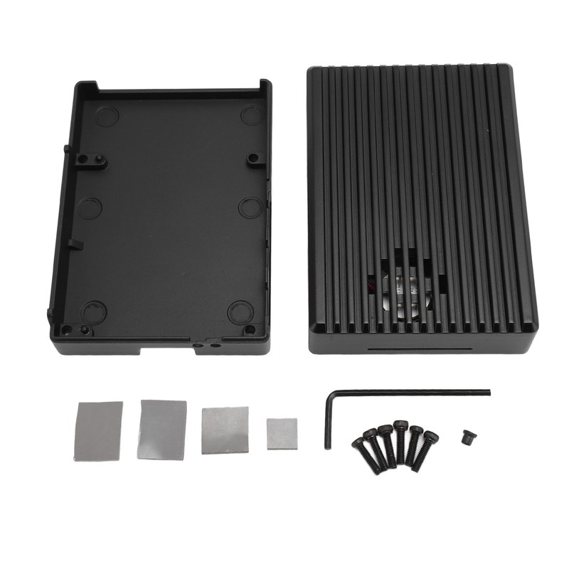 Aluminum Heatsink Case Professional Efficient GPIO Slot Reserved Interface Holes
