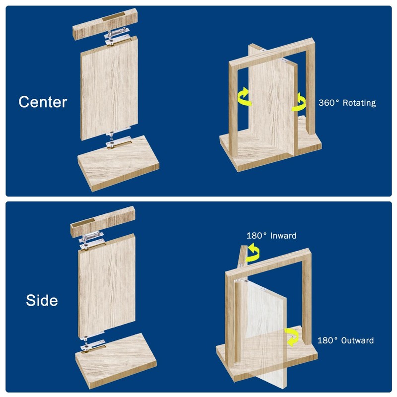 330 LBS Pivot Hinge for Large & Heavy Wood Doors