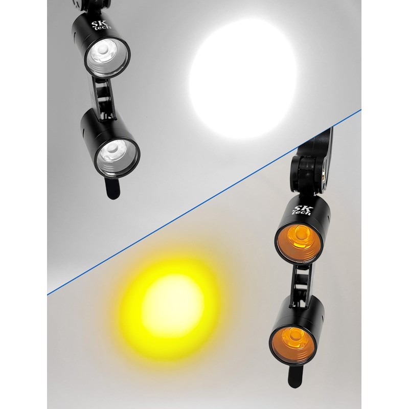Dental Loupes with Light 3.5X 420mm, Head-Mounted Surgical Loupes Binoculars