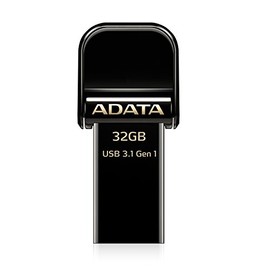 I-Memory OTG USB 3.0 -Lightning, 32gb ai920, Negro Adata