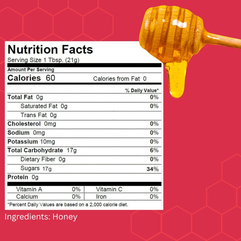 Thrifty Bee Honey, 80 Ounce (5 LB) Large Bulk Honey