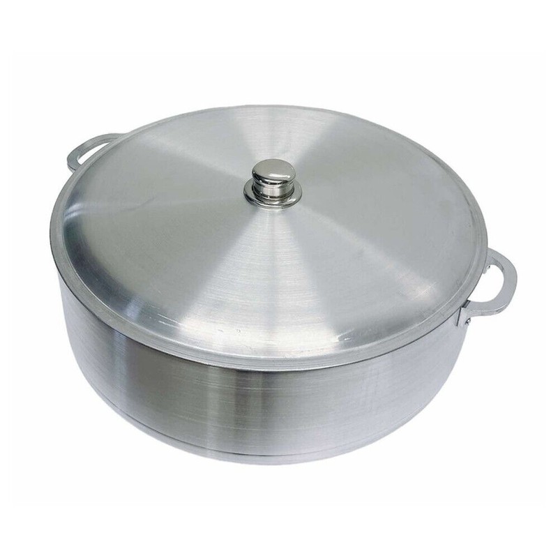 31 Qt Aluminum Caldero Cookware Pot Dutch Oven With Lid