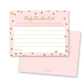 48 cnt Baby Bucket List (Pink)