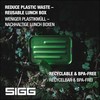 SIGG Metal Box Plus S, lunch box, 0.8 L, modern