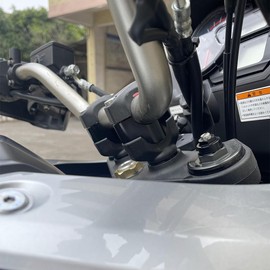 Motorcycle Handlebar Risers 3/4" Bar Clamp 1-1/8" for 800MT IBEX 800 CF800MT 2021-2025 450MT CF450MT 800MT-X 2024-2025 CNC Aluminum Handle Bar Riser Adapter (Black)