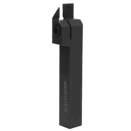 MGEHR1616-2 100mm Lathe Cut Off Tool Metal Lathe Parting Tool CNC Lathe Turning Tool Holder + 10PCS MGMN200-G Inserts +Wrench, for Semi - finishing, Finishing