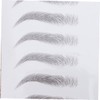 SAFIGLE 2Pcs Eyebrow Stickers Realistic Artificial Eyebrow Transfer Tool for