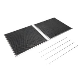 Whirlpool W11371717 Genuine OEM Charcoal Filter For Range Hood Vents, Silver