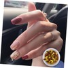 Vaguelly 12 Boxes Chic Nail Sequins Art Set of Golden