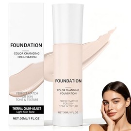 Base de Maquillaje, SPF 50, Base de maquillaje cobertura edificable, Base Semimate, Base Impecable Ligera de larga duración, Para toda piel, Resistent