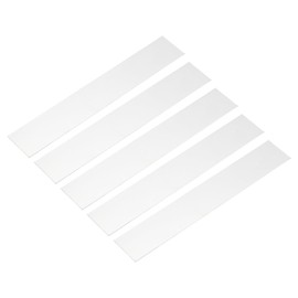 sourcing map 10 Pcs Stainless Steel Strips, 0.002"(0.05mm) Thick 304 Stainless Steel Metal Shim Stock 1"x6"(25.4x150mm) Stainless Steel Flat Bar Gap Filler Trim Strip for DIY Craft Making