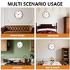 Mabpedo Woodgrain Wall Clock, Silent Non-Ticking Battery Operated Clock 10