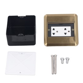 Floor Electrical Outlet Multifunctional Stainless Steel Recessed Concealed Pop Up Outlet AC250V
