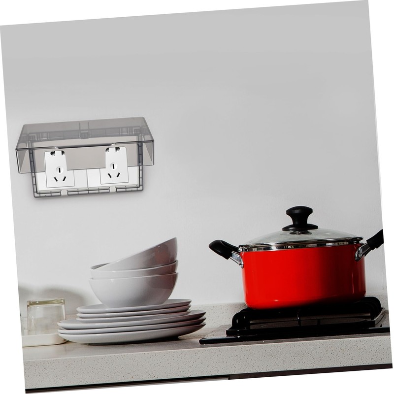 DOITOOL 2pcs Outdoor Plug Cover Weatherproof Safety Outlet Cover Box