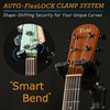 Salvori Folding Guitar Stand with Auto-Lock System, One-button Lift and