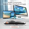 UrChoiceLtd T900 Kabellose Bluetooth-Maus, Multi-Device Slim Cordless Mouse (Dual-Mode: BT