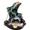 Fish Waterfall Backflow Incense Holder,Home Deco Backflow Incense Burner with