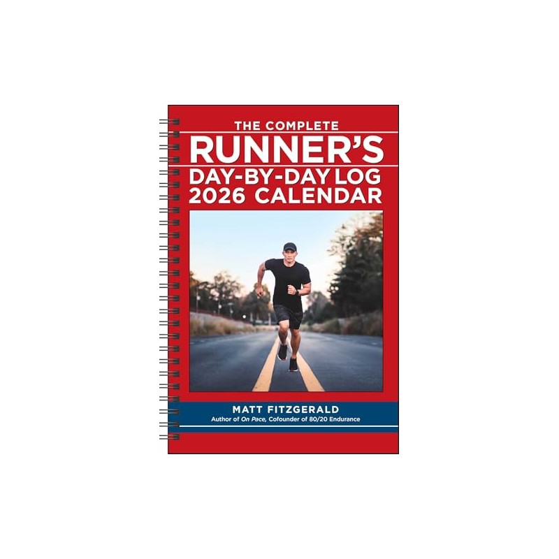 The Complete Runner's Day-by-Day Log 12-Month 2026 Planner Calendar