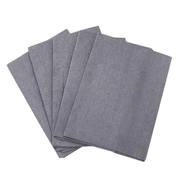 Super Absorbent Towel, Glass Towel, High-Tech Magic Glass Towel, High Tech Magic Glass Towel, Cloth Doesn't Leave a Trace, Highly Absorbent, Multi-functional One Piece, Super Absorbent, Quick-Drying, Cleaning Supplies (5 pcs, 11.8 x 15.7 inches (30 x 40 cm)