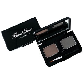 Aderans BS Eyebrow Powder, Made in Japan, Akeshi Extract Blended, Moisturizing Ingredients, Difficult to Remove, Cosmetics, Easy to Draw, Easy to Use, Water Resistant, Long Lasting, Women's, Men's