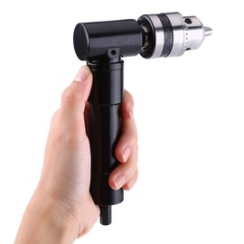 Right Angle 8mm Hex Shank Drill Adapter 90 Degrees Attachment Extension Drilling Tool, 90 Degree Angle Drill Adapter with 8mm Shaft, for Tight Spaces, Aluminum Alloy and Iron