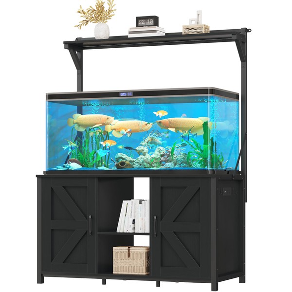 YITAHOME 120 Gallon Fish Tank Stand with Power Outlets, Heavy