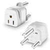 2 Pack South Africa Plug Adapter Type M Adapter for