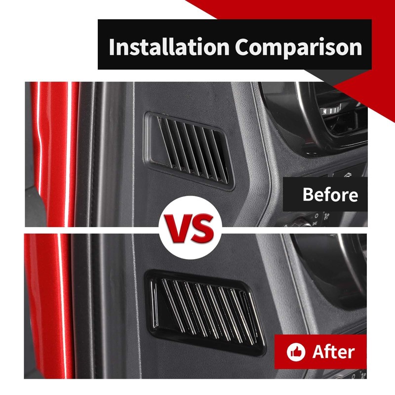 Voodonala for Ford F150 2021 2022 2023 Dash Side Vent