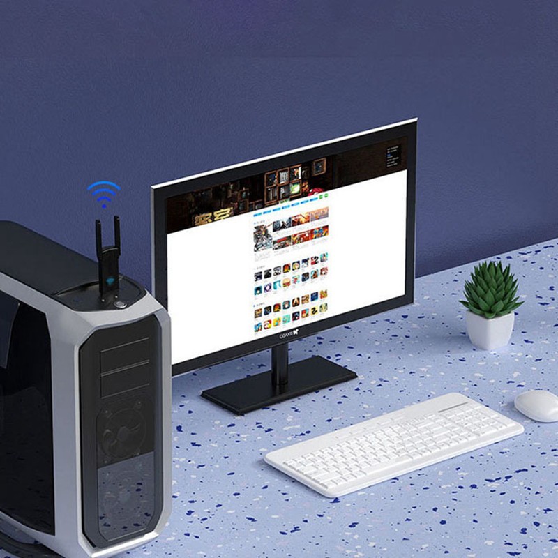 1200M Dual Band WiFi Adapter USB3.0 Interface Plug and Play