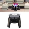 LED Jewelry Display Turntable Solar Powered Rotating Stand Blue Led