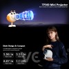 Topleo Smart Projector Home Theater Video Small Android 14 Portable