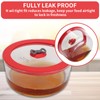 4 Pack Replacement Lids for Pyrex 7201-PC 4 Cup and