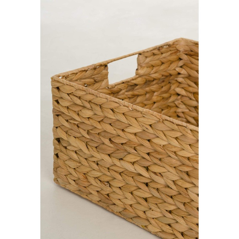 Vivanno Lanta Wicker Basket / Cupboard Basket Water Hyacinth Natural