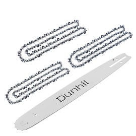 Dunhil 3 pack 16 inch 325 050 66DL Chainsaw Chains & 1 Guide Bar Combo for Husqvarna 41 45 49 51 336 339XP 550XP 340 346 345 350 351 435 440 445 450 450e Chainsaw