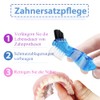 Denture Box Cleaning Set with Denture Brush, Denture Box Prosthesis