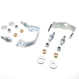 SDELSOR Front Driver Side Door Hinge Pin Bushing Kit and Bracket Kit 89025539 6038456 for 2000-2006 Escalade for 2002-2006 Avalanche 1500 for 1999-2006 Silverado 1500