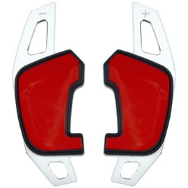 Overdrive-Racing Shift Paddle Extension Compatible with VW Golf 7 GTI GTD R TCR Scirocco T-ROC Arteon Aluminium Silver Type B