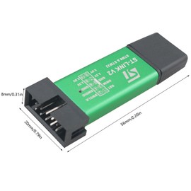 SJZBIN ST Link V2 STM8 STM32 Emulation Programmer Downloader Cable Burner Debugger Color Random for Embedded System Development