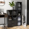 Homes: Inside + Out Apexa 4-Cube Storage Organizer Shelves, Stackable