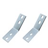 JCBIZ 2PCS Aluminum Alloy 135 Degree Angle Bracket Slotted Corner