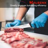 HALSENX 10" Butcher Knife - 1.4116 German Steel Curved Blade