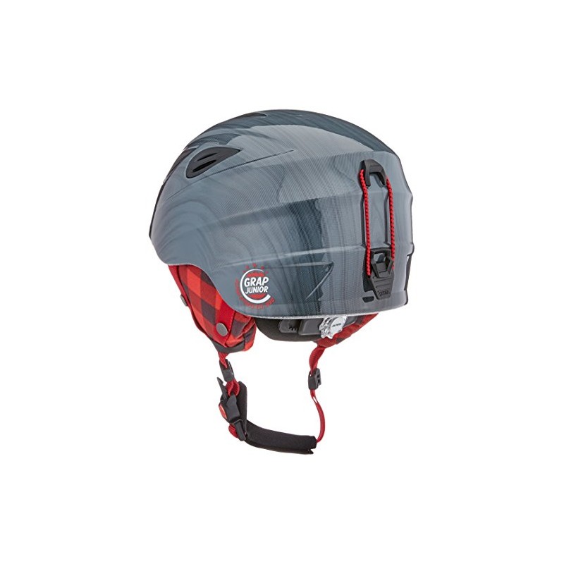 ALPINA Unisex - Children, GRAP 2.0 JUNIOR ski helmet, black-lumberjack,
