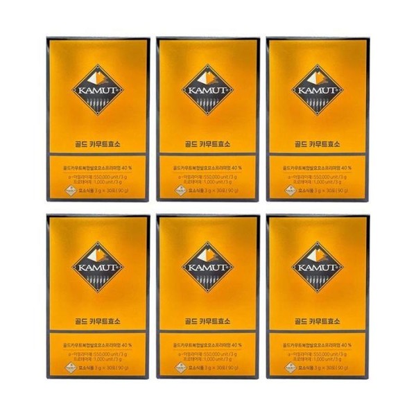 KAMUT Gold Kamut Enzyme 3g x 30 packets x 6