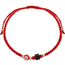 Red String Bracelet for Protection, Azabache Evil Eye Bracelet for Women & Men, Hilo Rojo de Protección, Pulseras Rojas de Protección - Religious Bracelets for Good Luck, Spiritual Meaning, and Style.