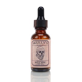 Skullys Beard Oil: Beard Oil - Buck Shot - Beard and Skin Care with Argan & Jojoba Oil - 1 fl. oz. - Beard Itch and Dry Skin Relief - Handcrafted with All-Natural Ingredients - Made in the USA | Sweet Orange, Tea Tree & Peppermint | Promotes Healthy Bear