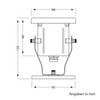 ledscom.de MIBU LED Garden Spotlight for Outdoor Use Stainless Steel